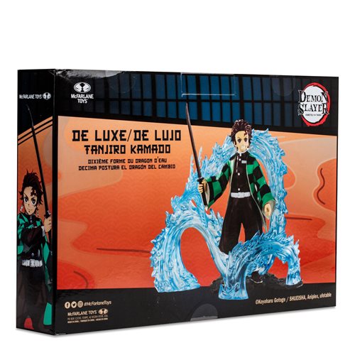 Demon Slayer Deluxe Tanjiro Water Dragon Tenth Form 5-Inch Scale Action Figure