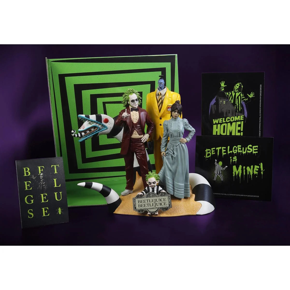 Movie Maniacs Beetlejuice Beetlejuice 6-Inch Scale Posed Figure 4-Pack