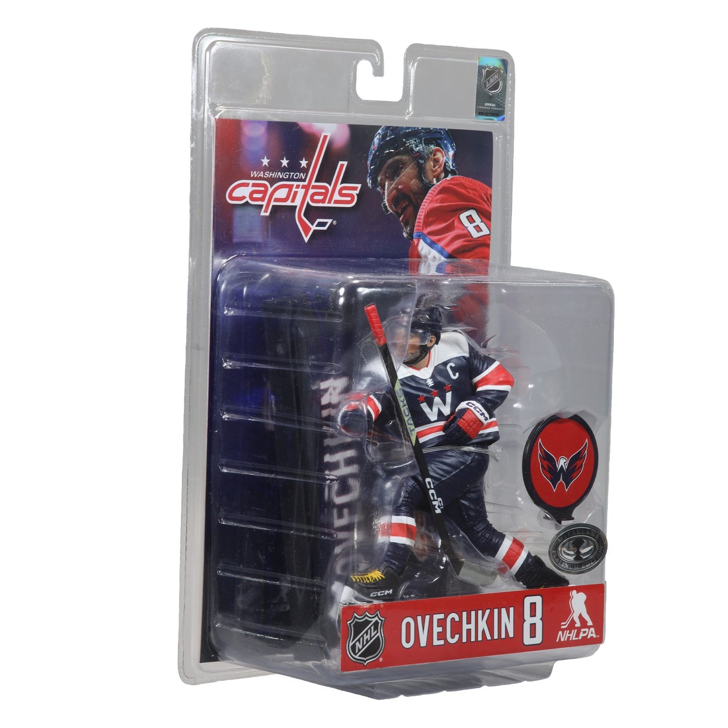 McFarlane's Sports Picks Alex Ovechkin (Washington Capitals) NHL 7" Figure PLATINUM EDITION
