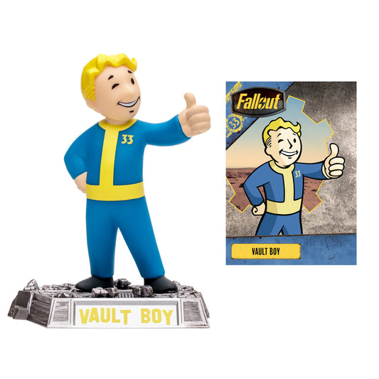 Fallout Vault Boy Movie Maniacs 6" Gold Label Posed Figure
