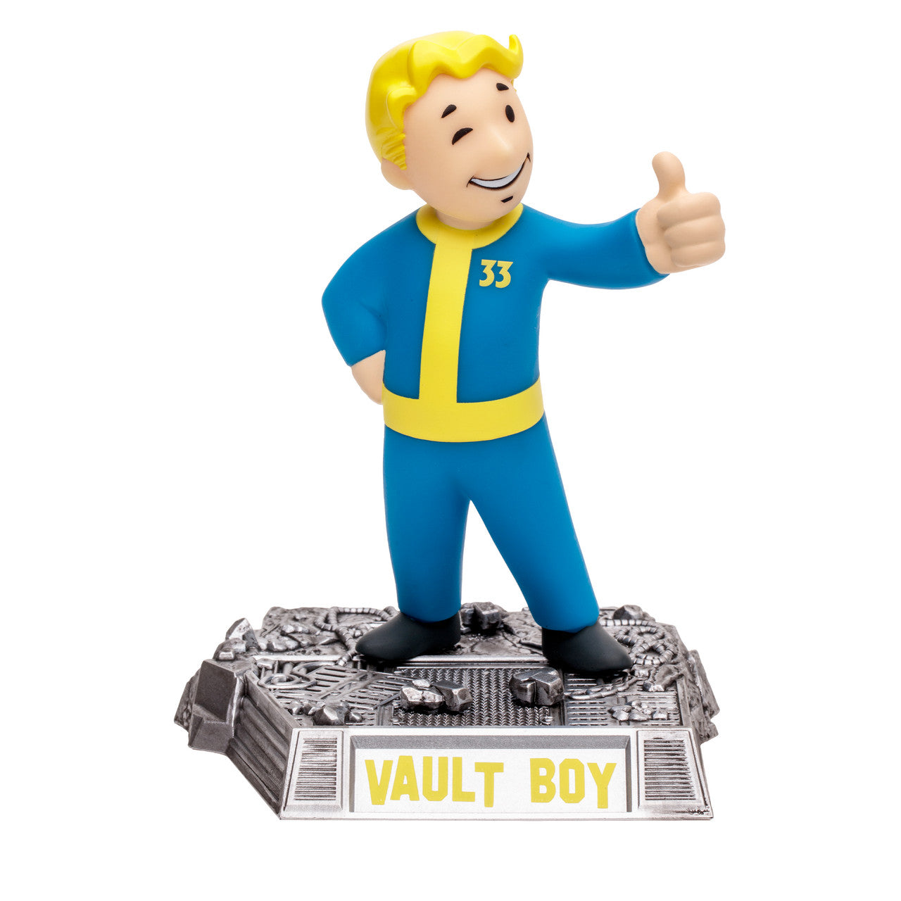 Fallout Vault Boy Movie Maniacs 6" Gold Label Posed Figure