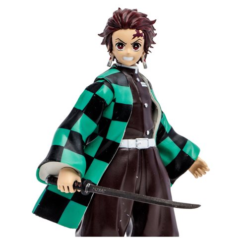 Demon Slayer Deluxe Tanjiro Water Dragon Tenth Form 5-Inch Scale Action Figure