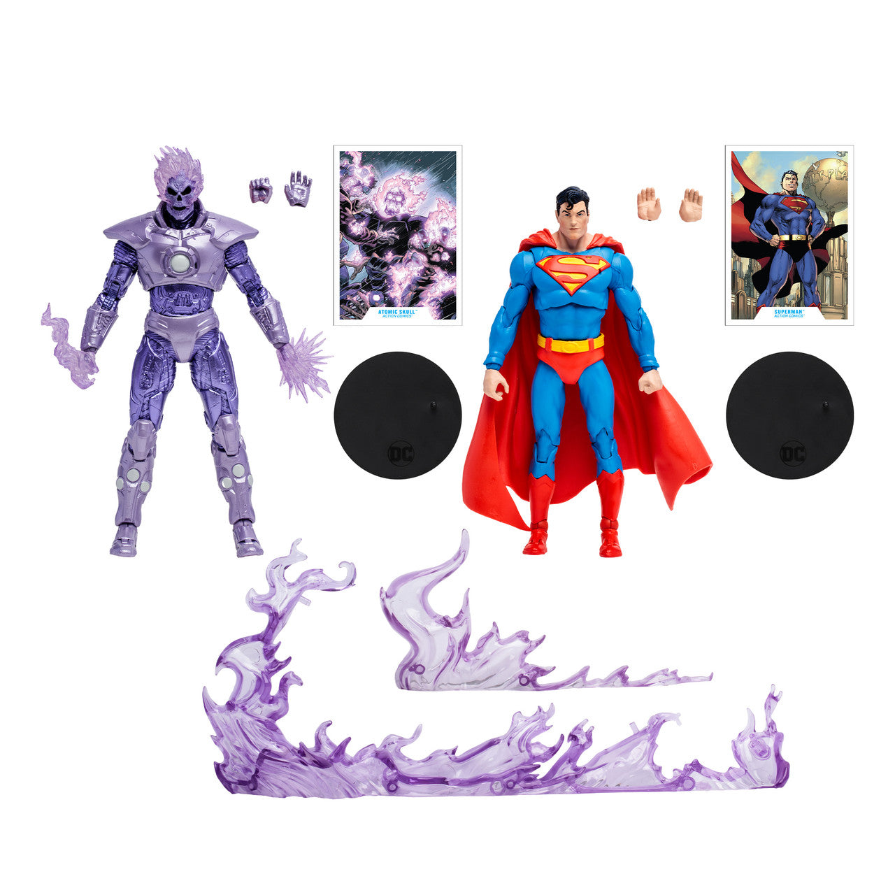 Atomic Skull vs. Superman 2-Pack 7" Figures Gold Label