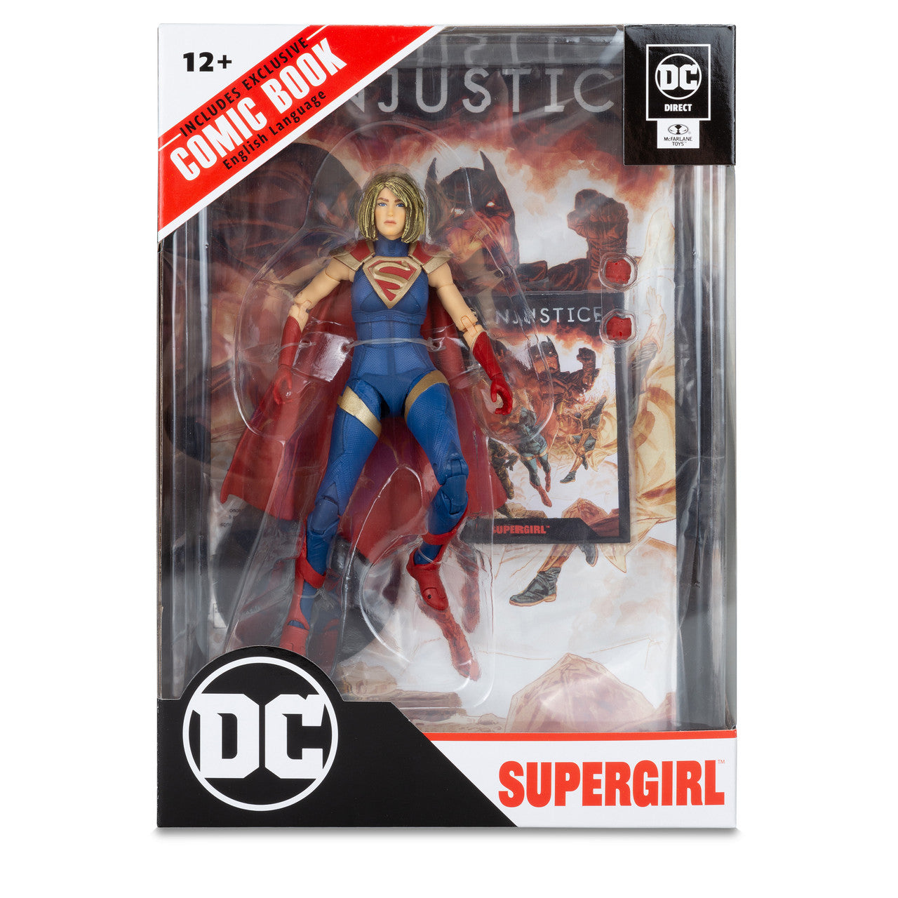 DC Page Punchers Supergirl w/Injustice 2 Comic 7" Figure