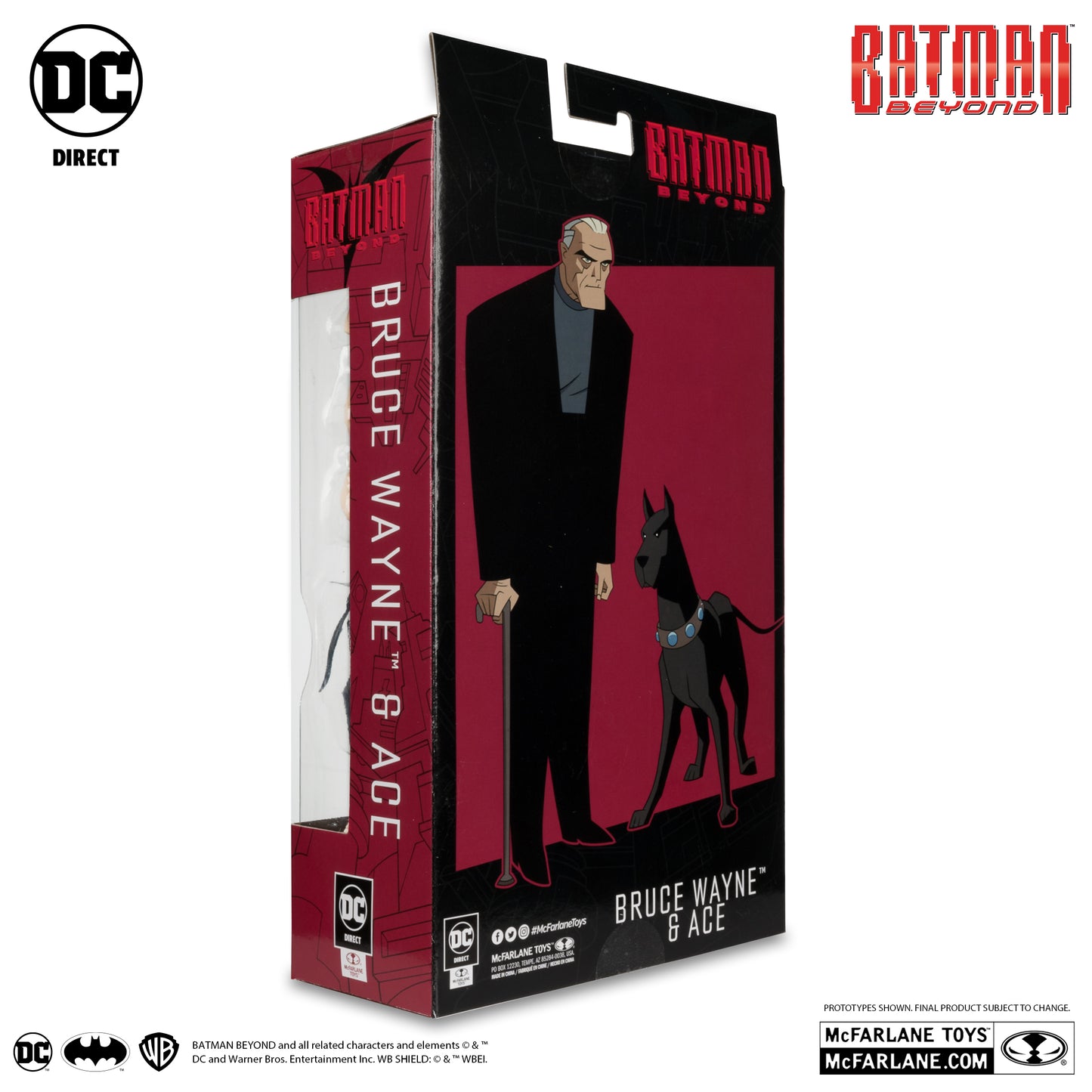 Batman Beyond Bruce Wayne & Ace Figure Gold Label - SDCC Exclusive