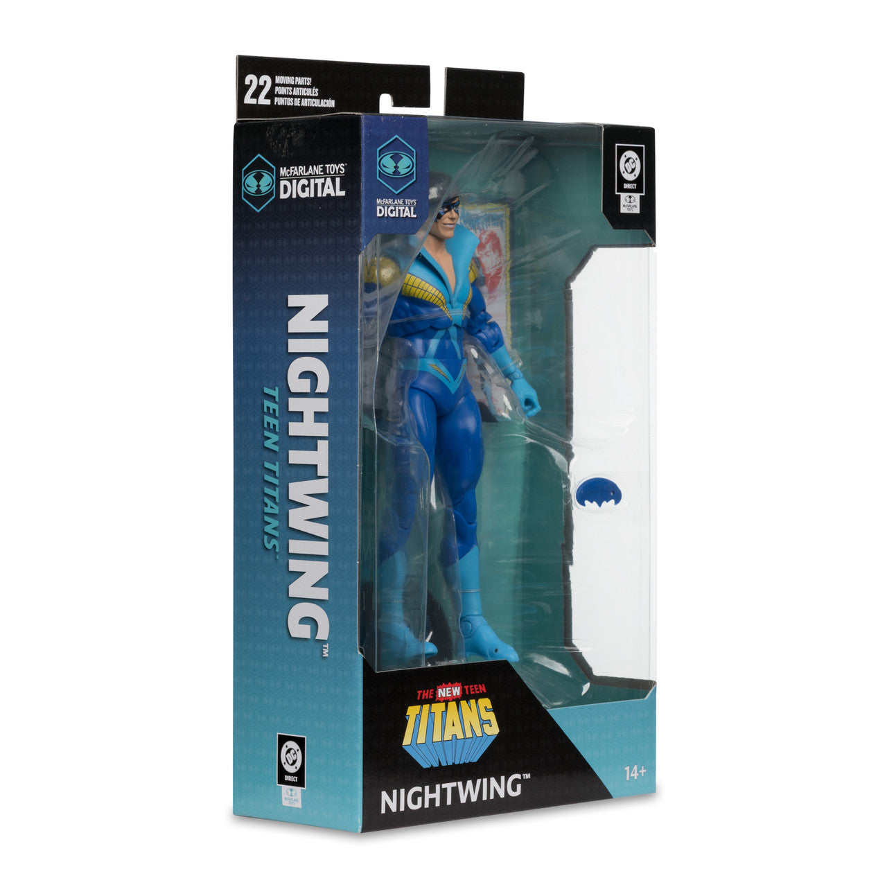 DC Direct Nightwing Teen Titans 7-Inch Scale Action Figure with Digital Collectible