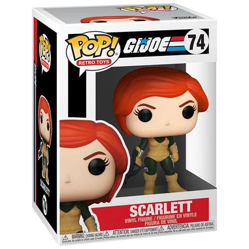 Funko Pop! G.I. Joe Scarlett Vinyl Figure #74