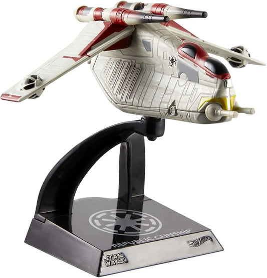 Hot Wheels Star Wars Starships Select Republic Gunship Diecast Vehicle