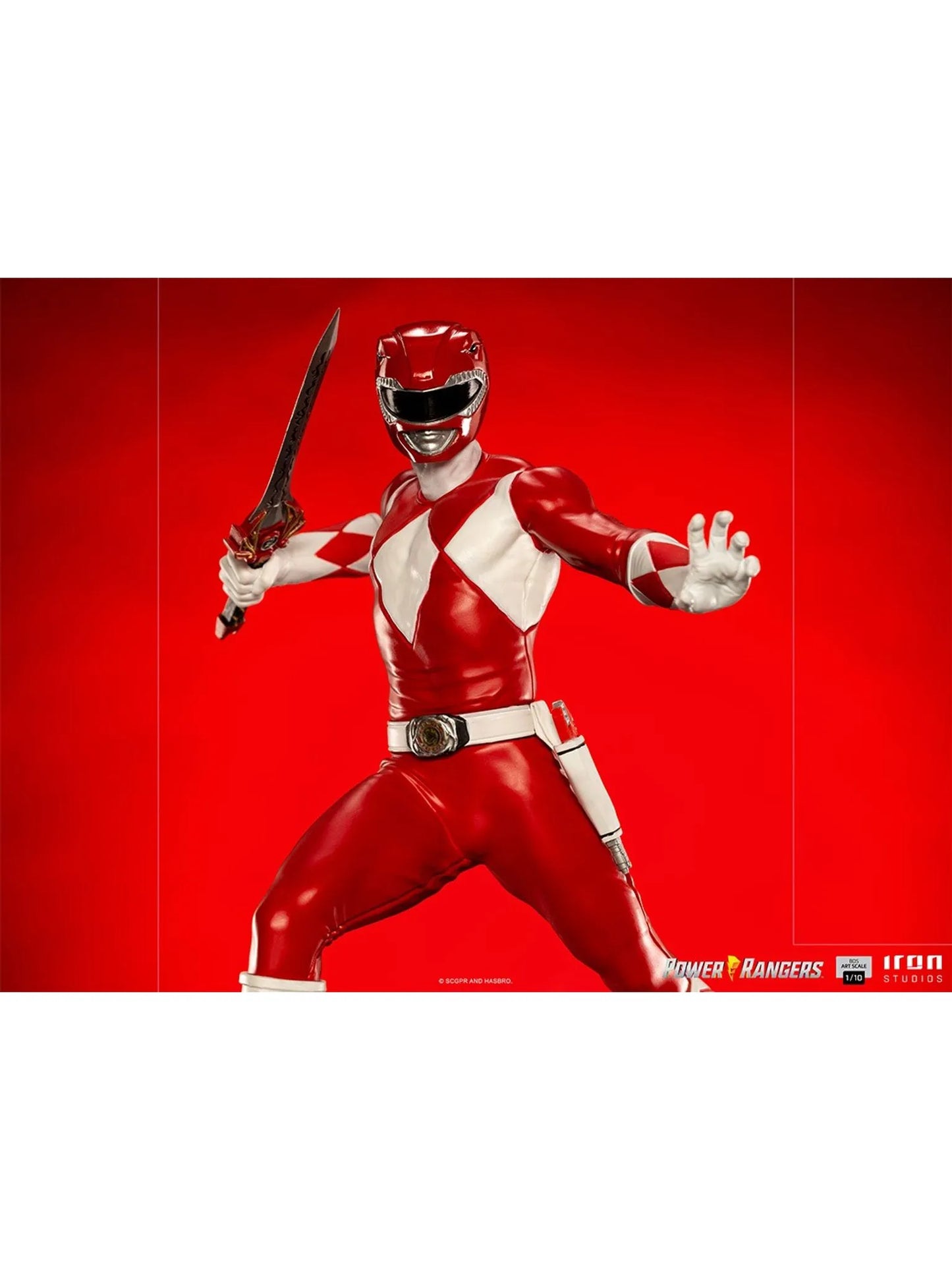 Mighty Morphin Power Rangers Red Ranger BDS Art 1:10 Scale Statue