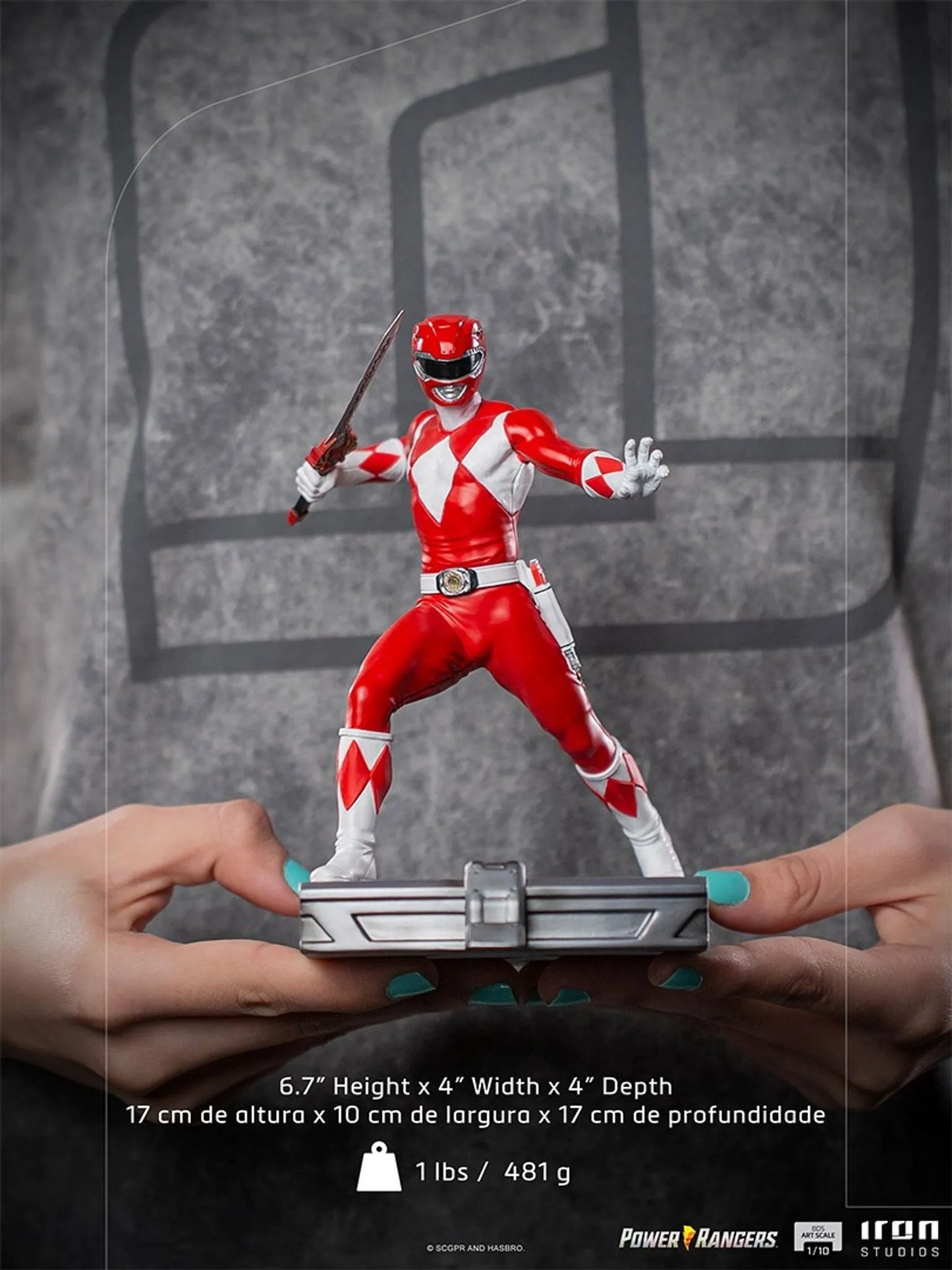 Mighty Morphin Power Rangers Red Ranger BDS Art 1:10 Scale Statue