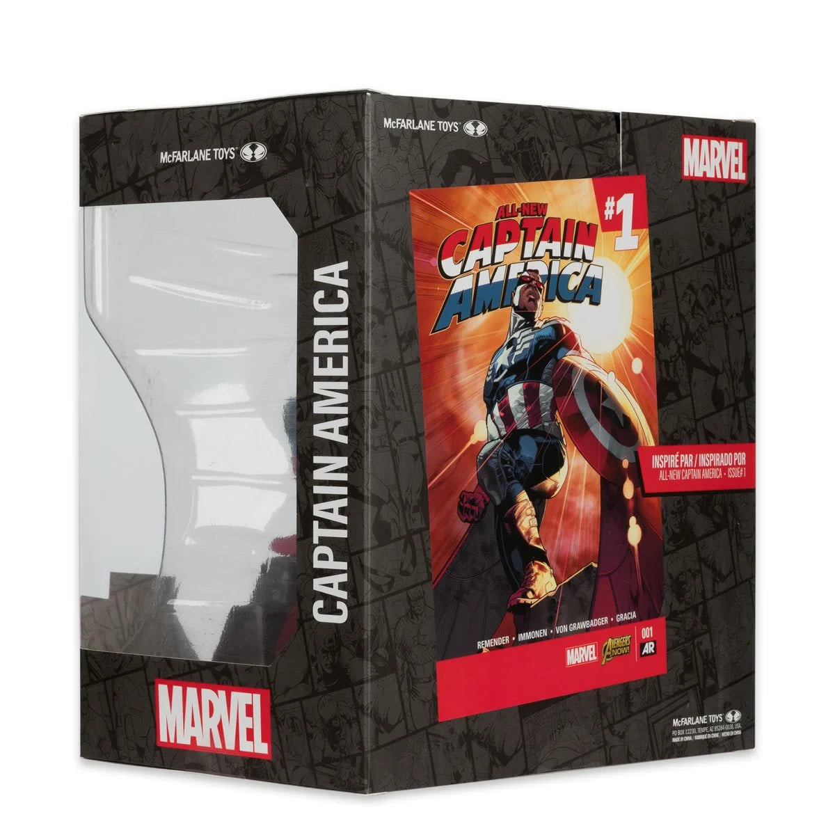 Marvel Captain America All-New Captain America #1 1:10 Scale Posed Figure with Scene