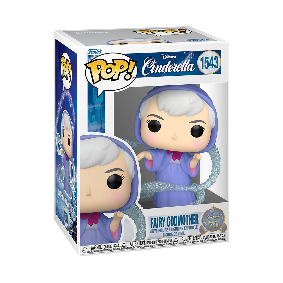 Funko Pop! Cinderella 75th Anniversary Fairy Godmother Vinyl Figure #1543