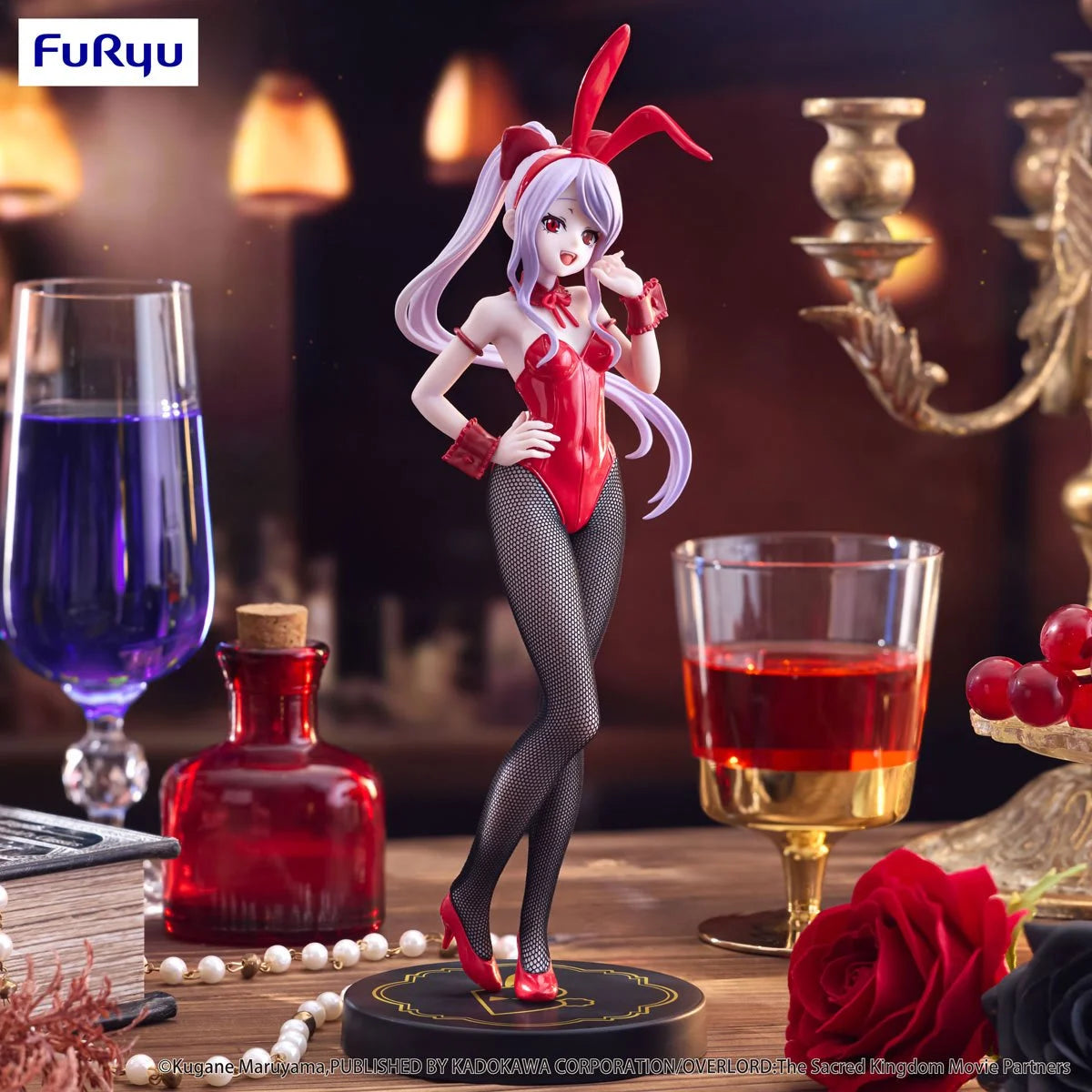 Overlord Shalltear Red Color Version BiCute Bunnies Statue