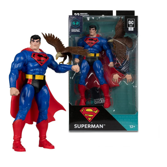 DC Direct Superman Our Worlds at War 7-Inch Scale Action Figure with McFarlane Toys Digital Collectible