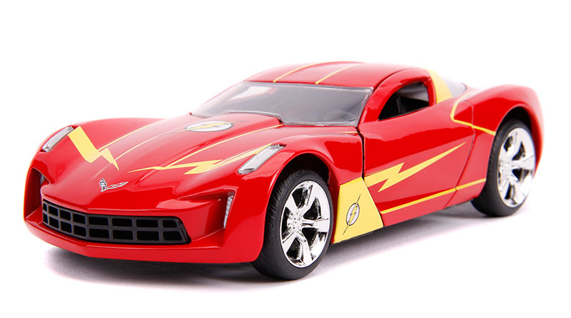 Die-cast DC The Flash 2009 Chevy Corvette Stingray 1:32 Scale