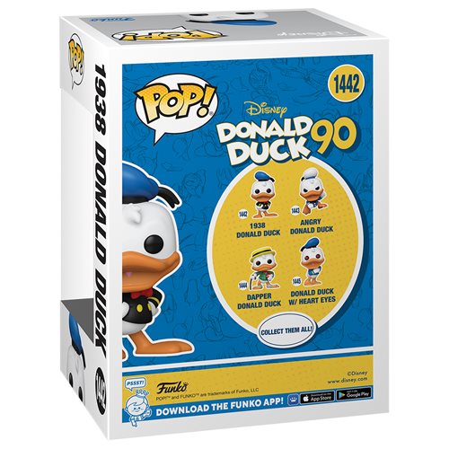 Funko Pop! Disney Donald Duck 90th Anniversary 1938 Donald Duck Vinyl Figure #1442