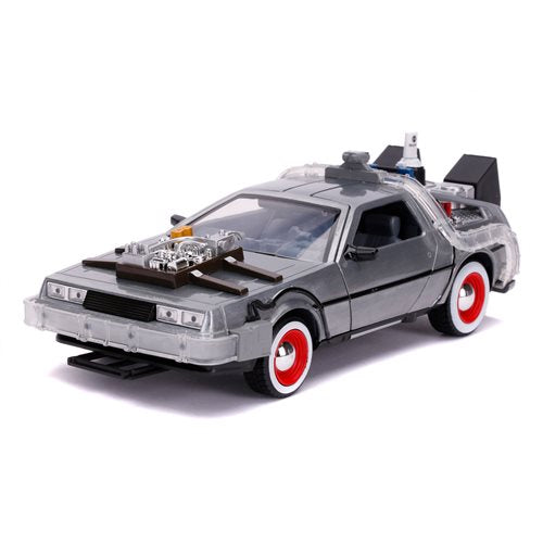 Back to the Future 3 Time Machine 1:24 Scale Die-Cast Metal Vehicle with Lights by Jada