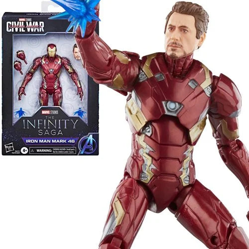 Marvel Legends Infinity Saga Captain America: Civil War Iron Man Mark 46 6-Inch Action Figure