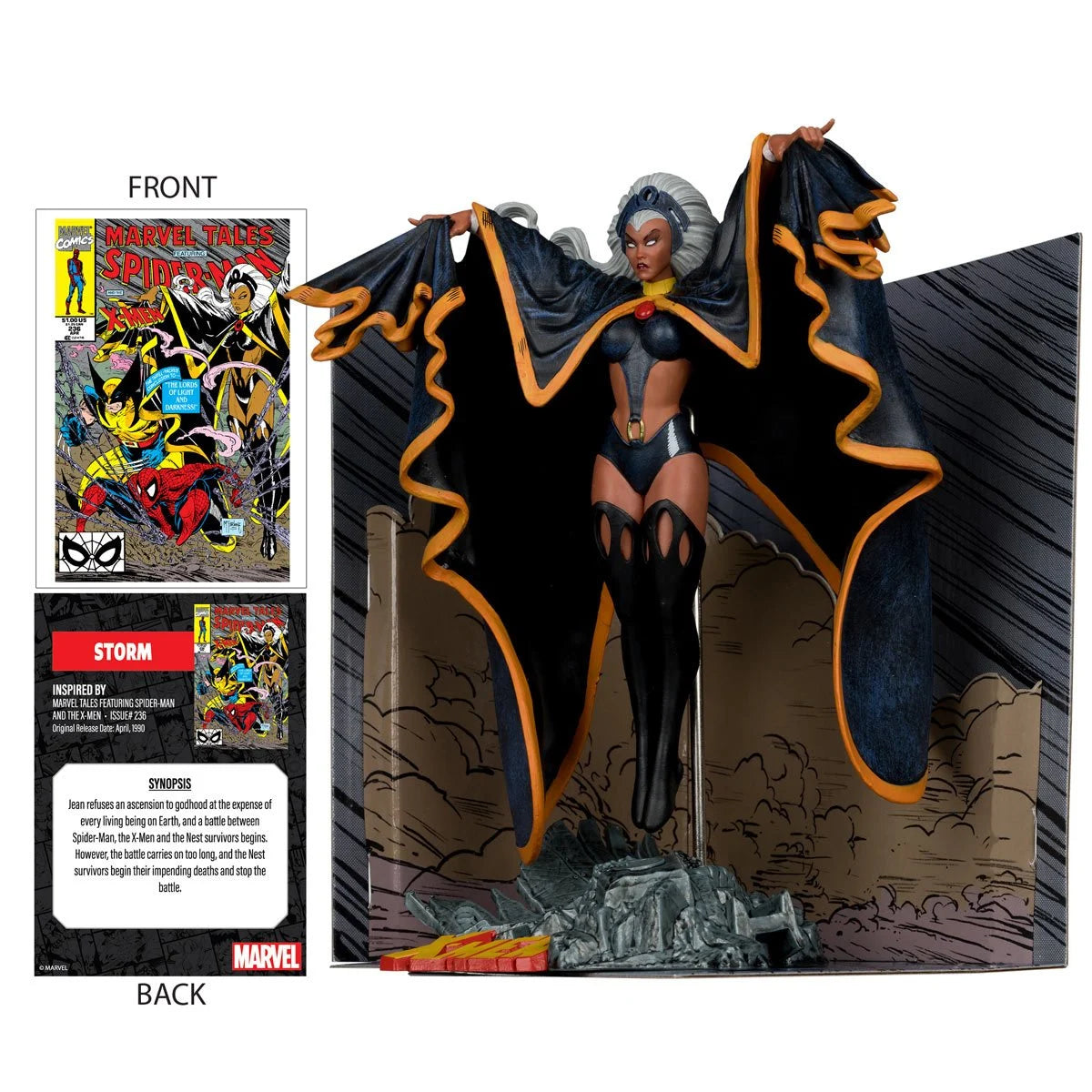 Marvel Storm Marvel Tales Featuring Spider-Man and the X-Men #236 1:10 Scale Posed Figure with Scene