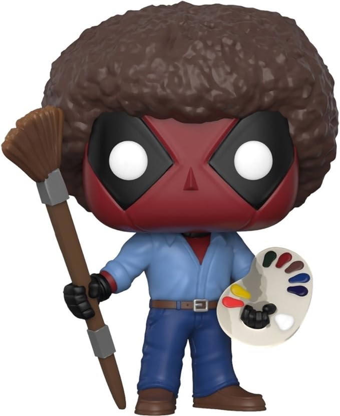 Funko Pop! Marvel Deadpool as Bob Ross #319