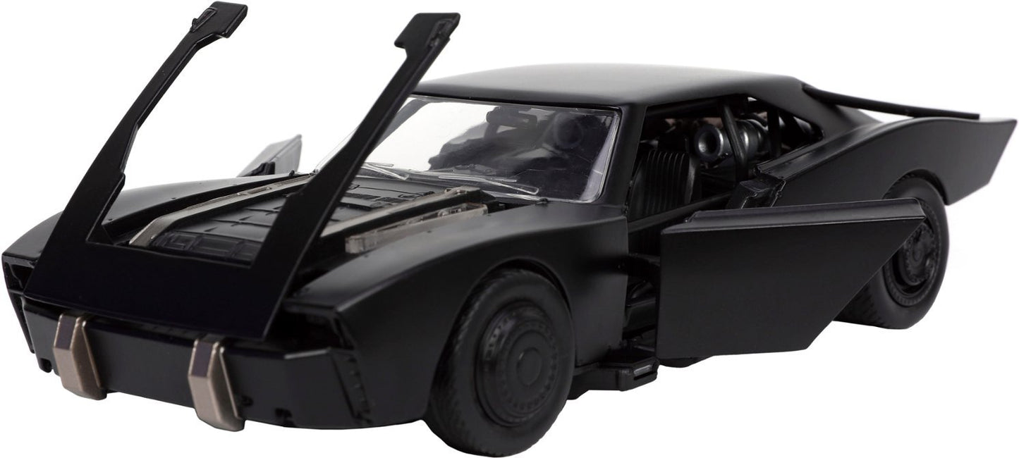 Jada DC 2022: The Batman Batmobile 1/24 Diecast Vehicle With Batman Figure