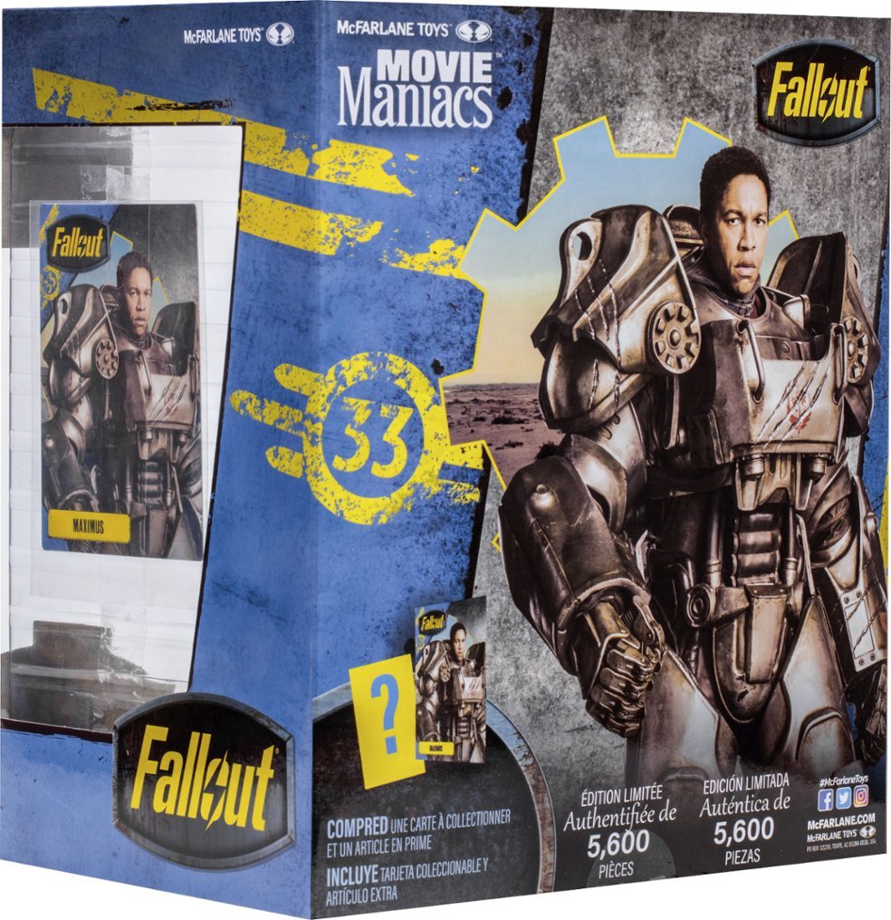Fallout Maximus Movie Maniacs 6" Posed Figure