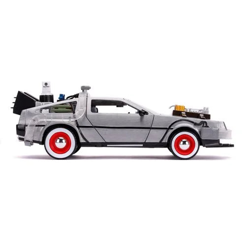 Back to the Future 3 Time Machine 1:24 Scale Die-Cast Metal Vehicle with Lights by Jada