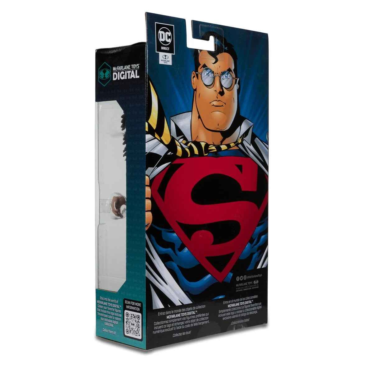 DC Direct Superman Our Worlds at War 7-Inch Scale Action Figure with McFarlane Toys Digital Collectible