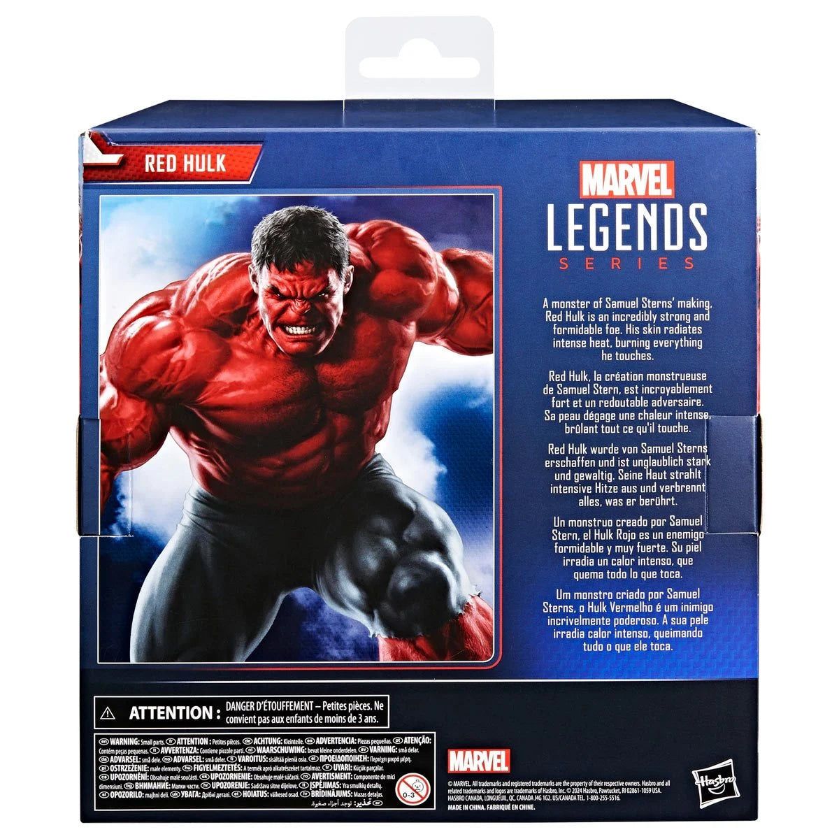 Marvel Legends Captain America: Brave New World Red Hulk Deluxe 6 Inch Action Figure