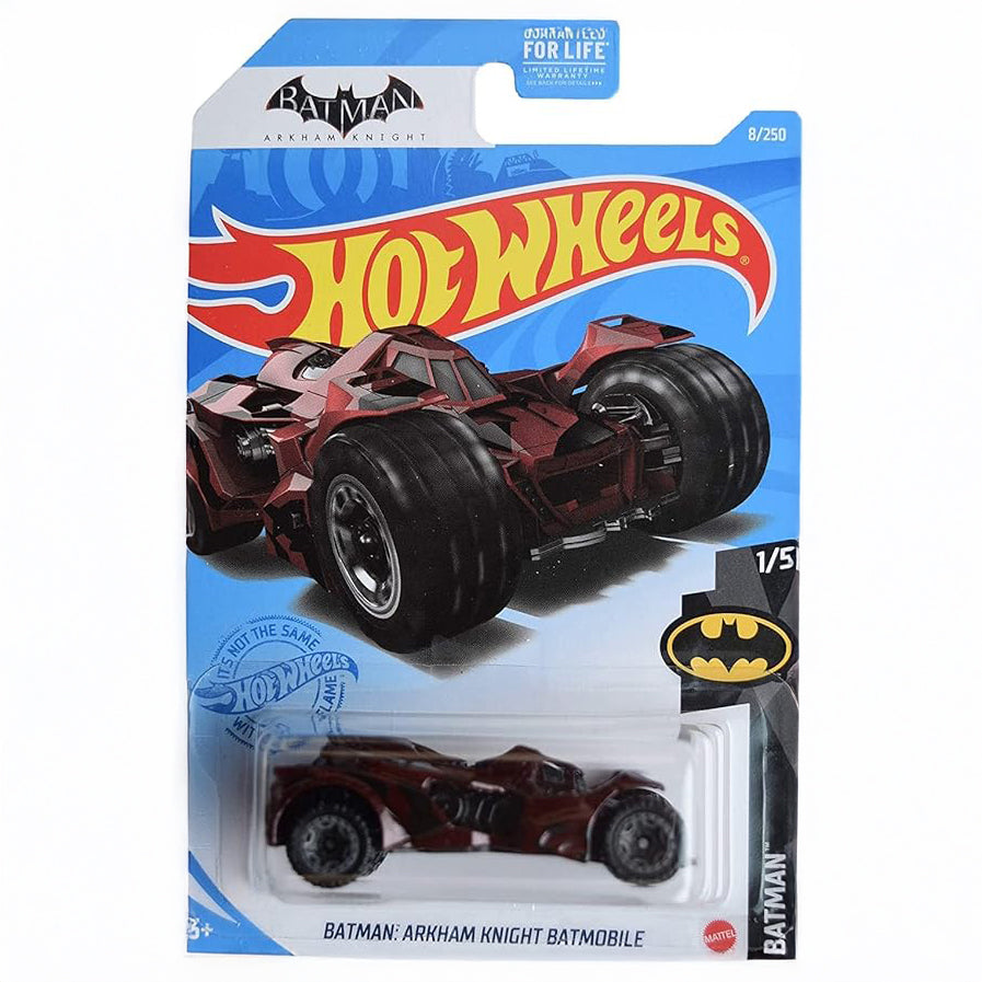 Hot Wheels Batman Arkham Knight Batmobile 32/250 Maroon 2/5