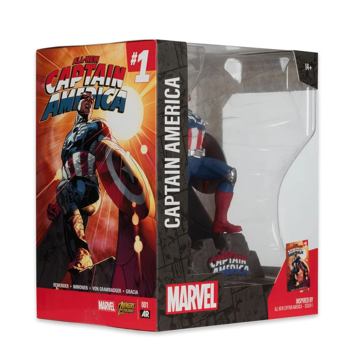 Marvel Captain America All-New Captain America #1 1:10 Scale Posed Figure with Scene