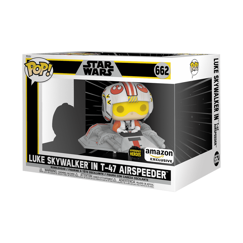 Funko Pop! Star Wars Hyperspace Heroes Luke Skywalker in T-47 Airspeeder #662