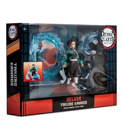 Demon Slayer Deluxe Tanjiro Water Dragon Tenth Form 5-Inch Scale Action Figure