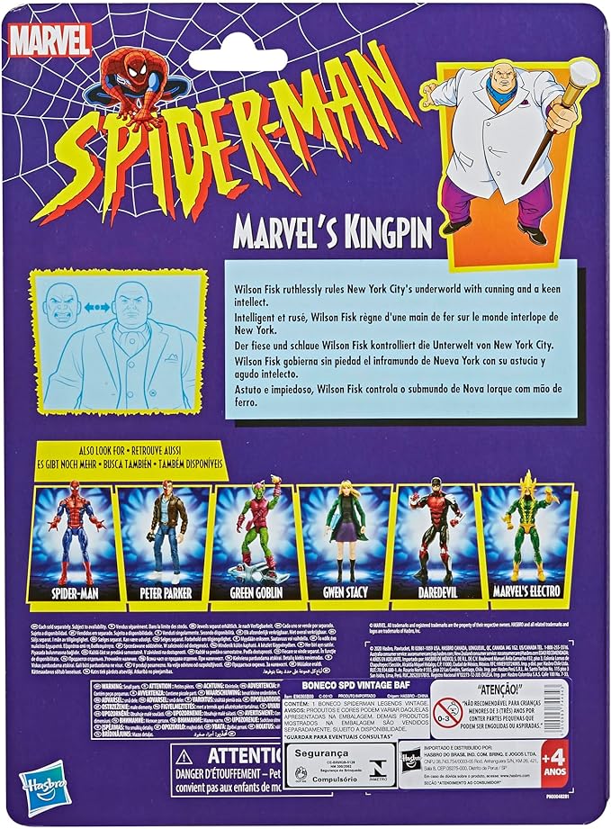 Marvel Legends Spider-Man Series Kingpin 6-Inch Action Figure