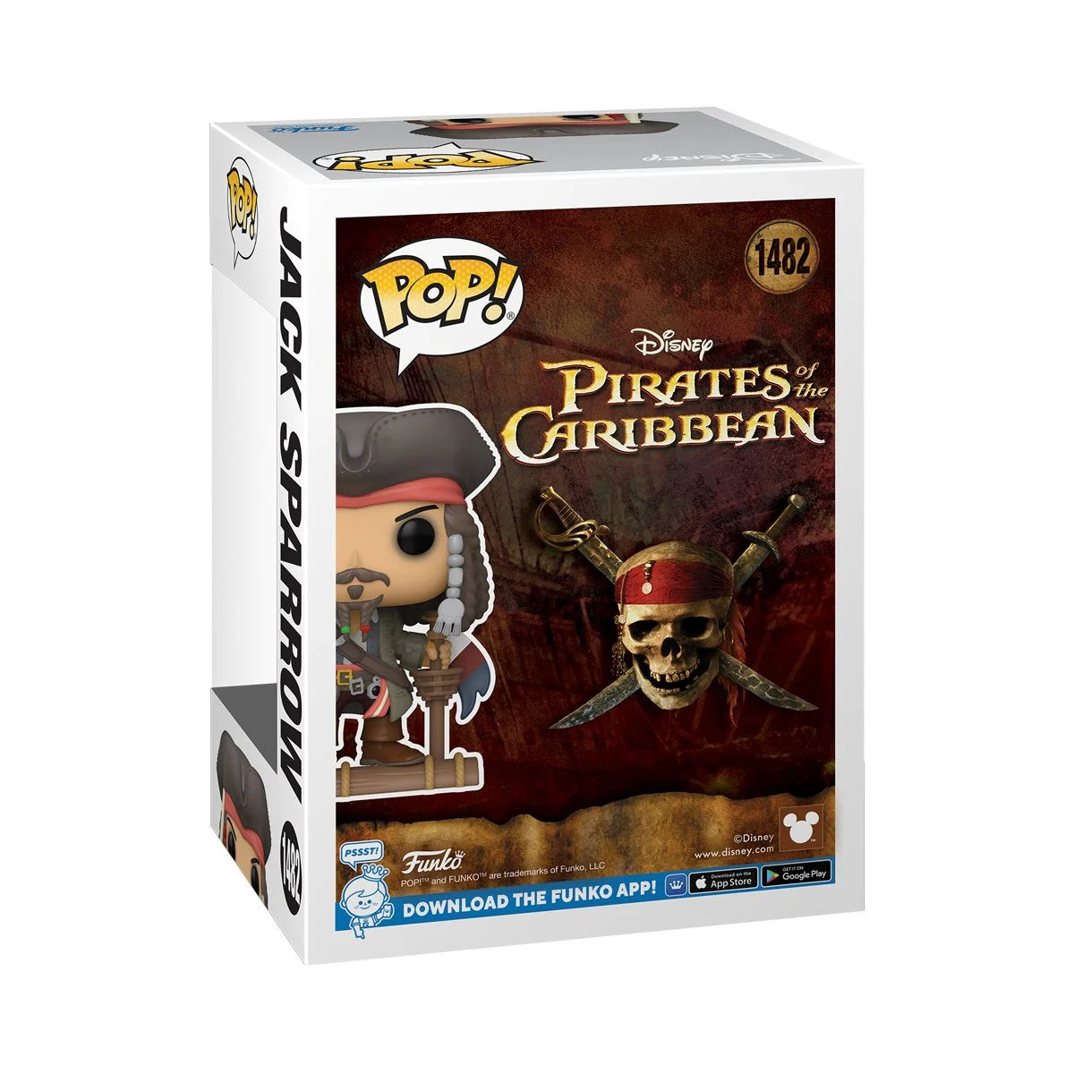 Funko Pop! Pirates of the Caribbean Jack Sparrow (Opening) Vinyl Figure #1482 - Specialty Series