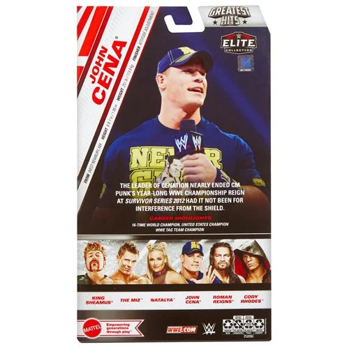 WWE Elite Greatest Hits 2025 John Cena Action Figure