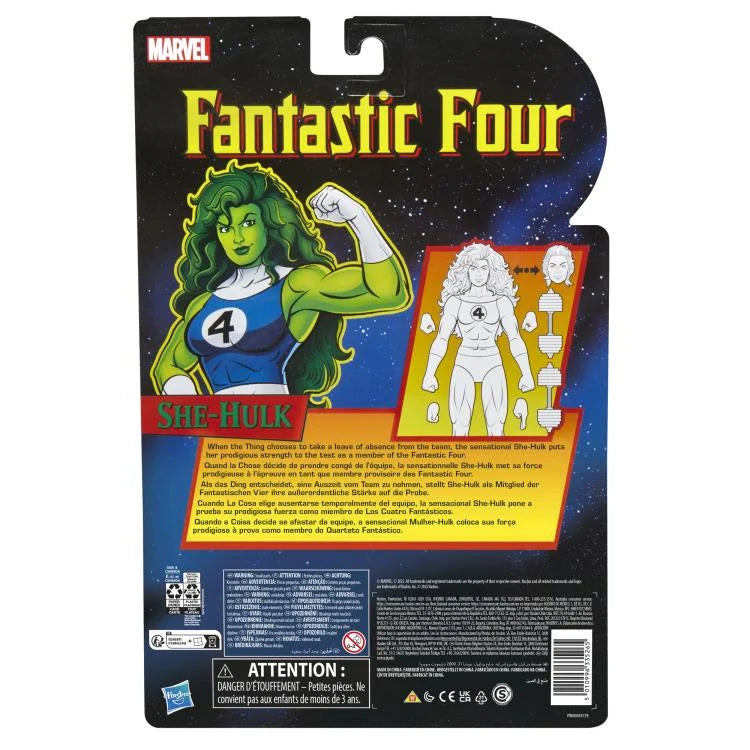 Fantastic Four Retro Marvel Legends She-Hulk 6-Inch Action Figure