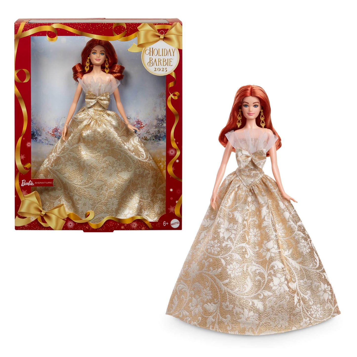 Barbie Signature Holiday Barbie 2025 Red Hair