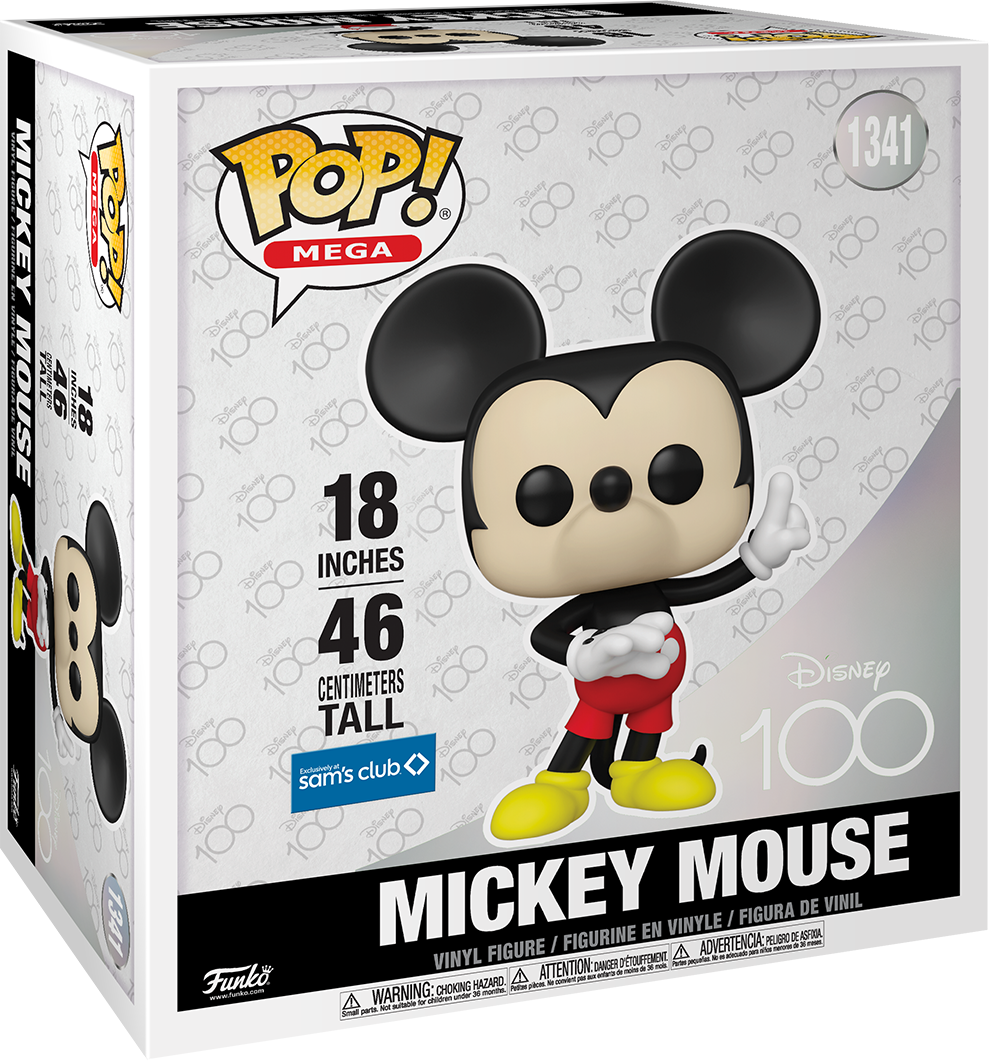 Funko POP! Disney 100th Anniversary Mickey Mouse 18" Vinyl Collectible Mega Figure #1341