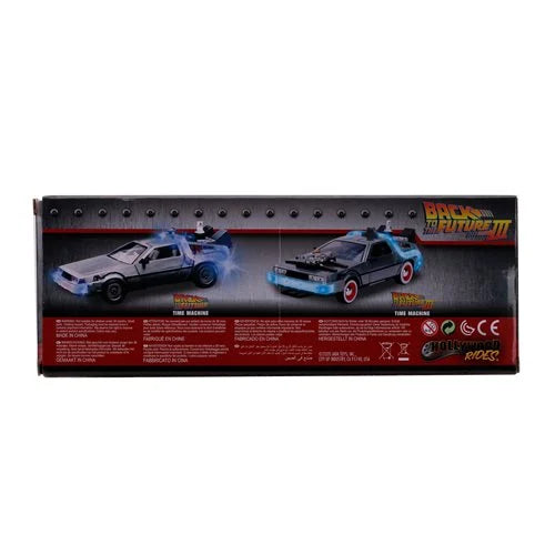 Back to the Future 3 Time Machine 1:24 Scale Die-Cast Metal Vehicle with Lights by Jada