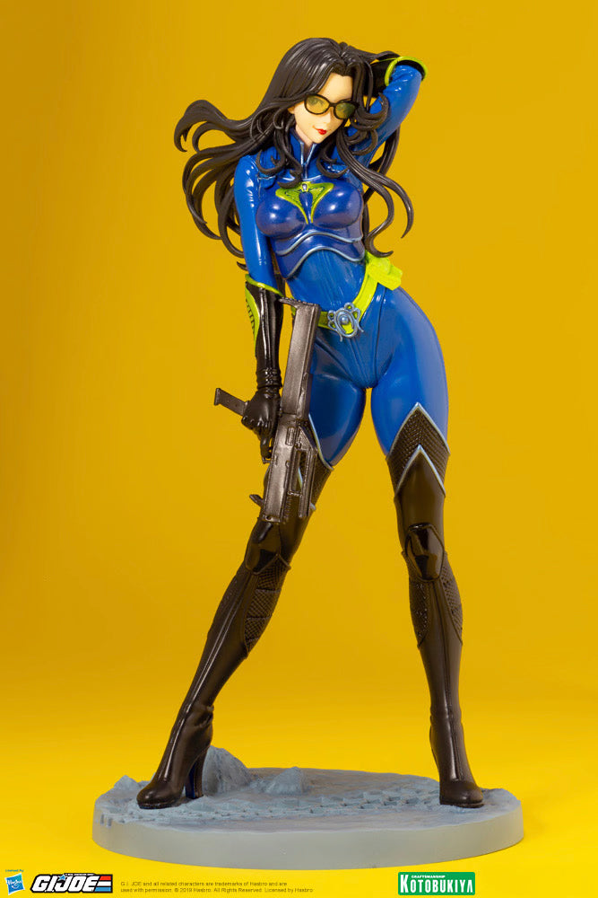 GI Joe Bishoujo Baroness 25th Anniversary Blue Suit Statue by Kotobukiya