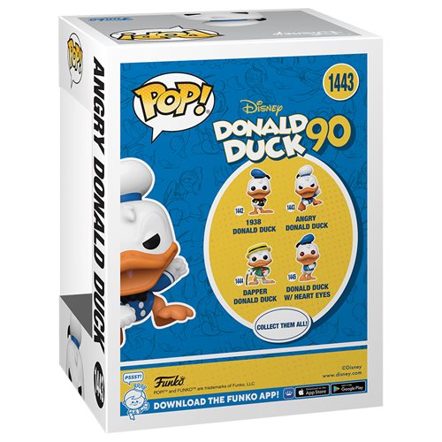 Funko Pop! Disney Donald Duck 90th Anniversary Angry Donald Duck Vinyl Figure #1443