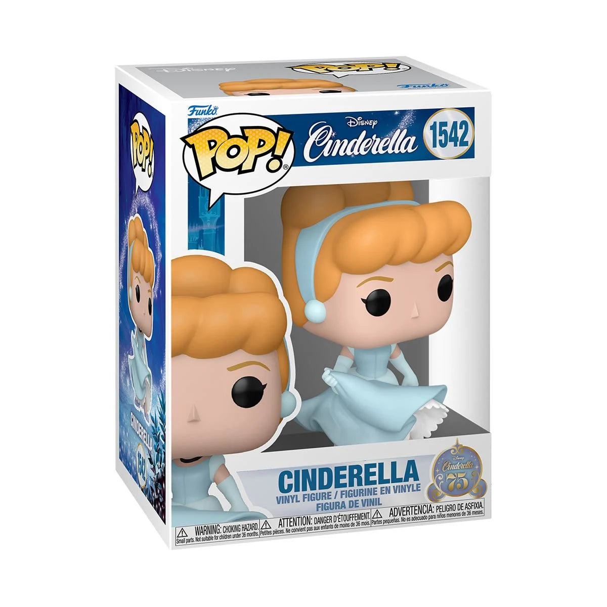 Funko Pop! Cinderella 75th Anniversary Cinderella Vinyl Figure #1542