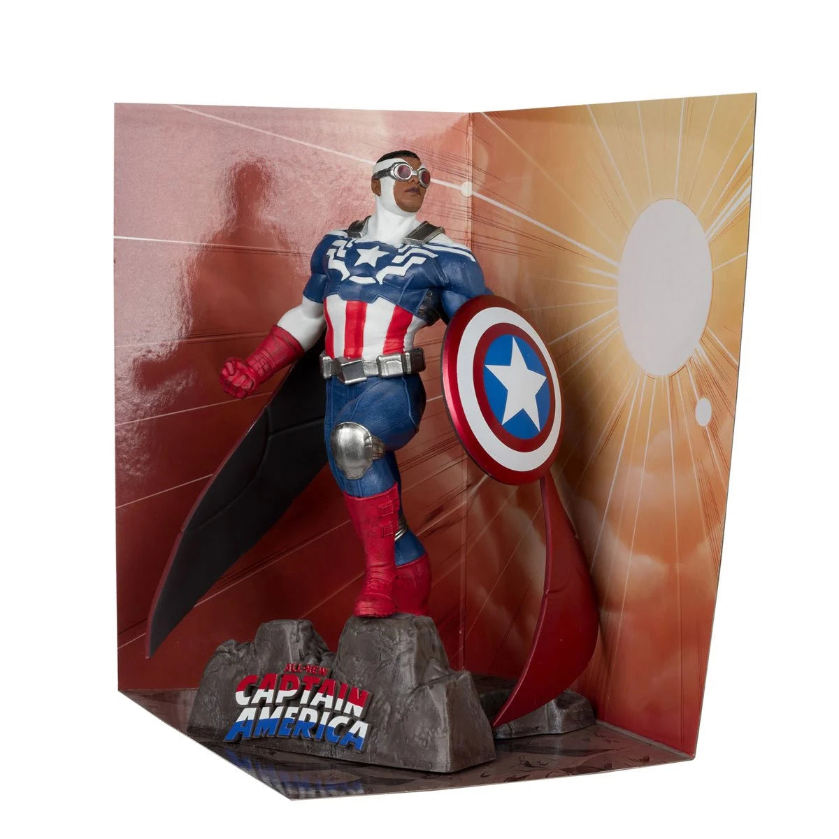 Marvel Captain America All-New Captain America #1 1:10 Scale Posed Figure with Scene