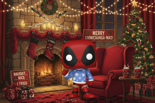 Funko Pop! Marvel Holiday Deadpool Sweater Vinyl Figure #1283