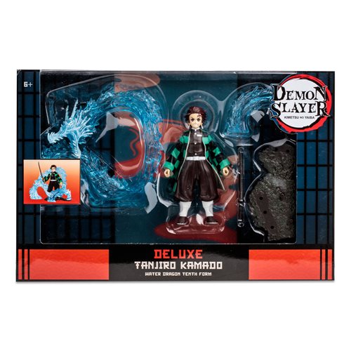 Demon Slayer Deluxe Tanjiro Water Dragon Tenth Form 5-Inch Scale Action Figure