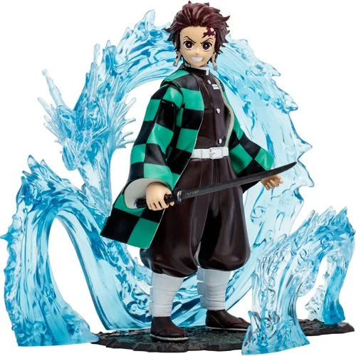 Demon Slayer Deluxe Tanjiro Water Dragon Tenth Form 5-Inch Scale Action Figure
