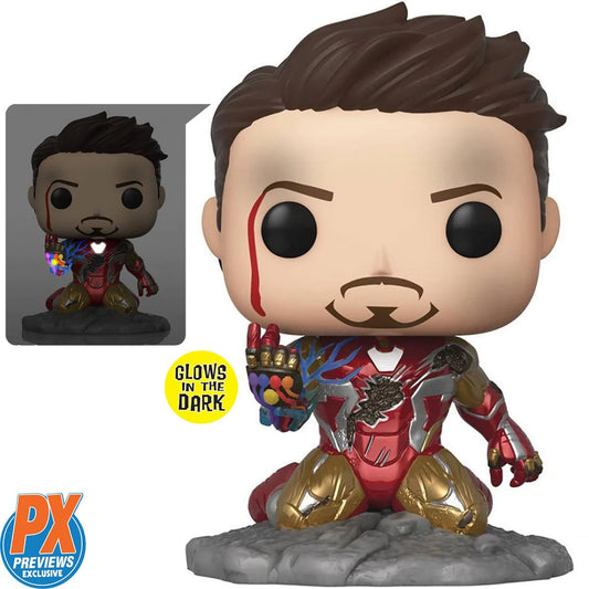 Avengers: Endgame I Am Iron Man GITD Deluxe Pop! Figure PX