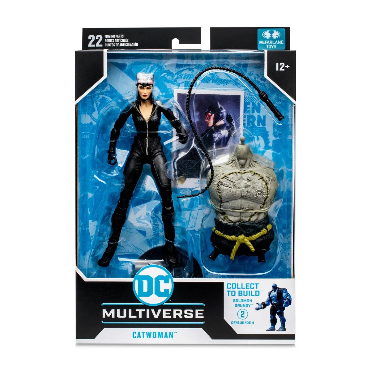 DC Multiverse Gaming Arkham City Catwoman 7-In. Figure Build-A Wave