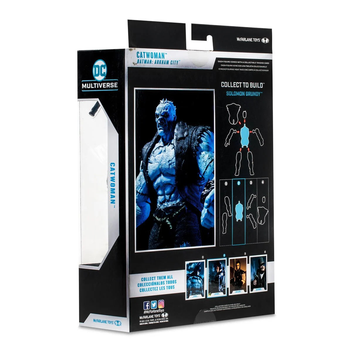 DC Multiverse Gaming Arkham City Catwoman 7-In. Figure Build-A Wave